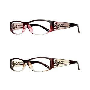 EYEBOGO Kaylee 2-Pack Stylish Designer Reading Glasses for Women